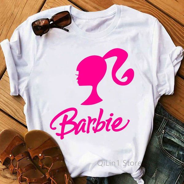 Camiseta Básica Barbie BLANCO