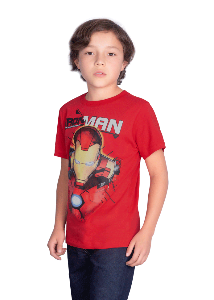 Camiseta iron man niño new arrivals