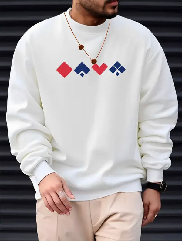 Buzo Blanco Rombos
