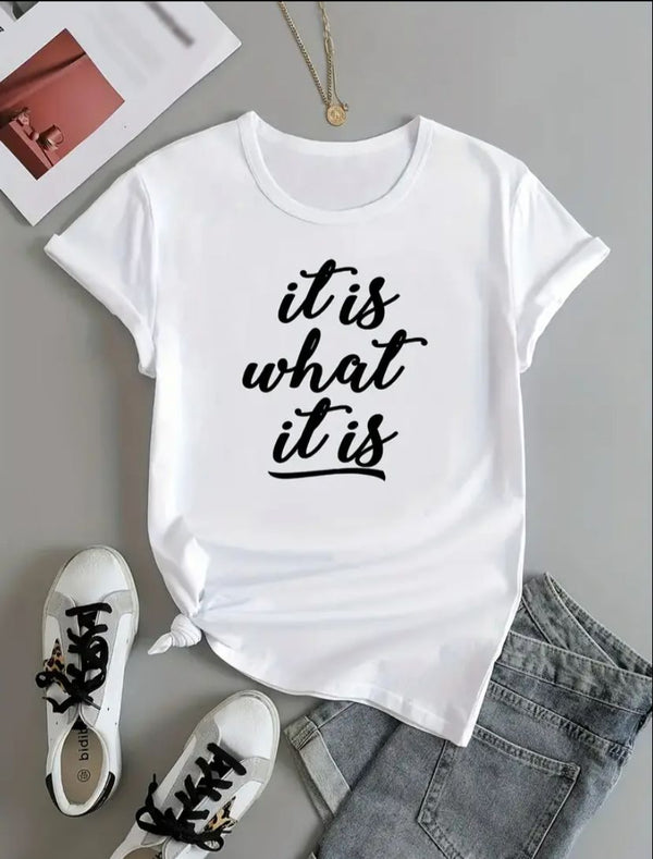 Camiseta Básica It is what it is