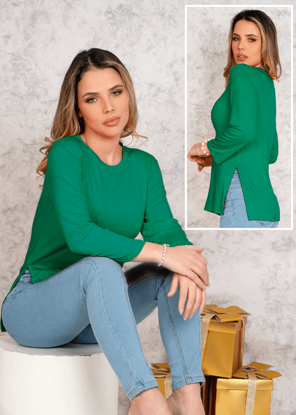 Blusa Verde O12225