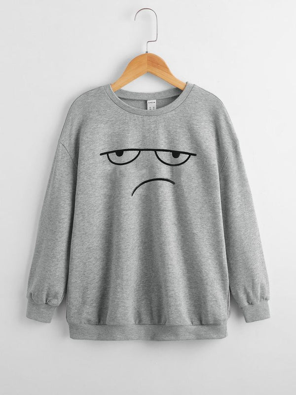 Buzo Cara Triste GRIS