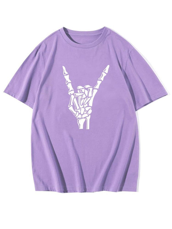 Camiseta Básica Huesitos LILA