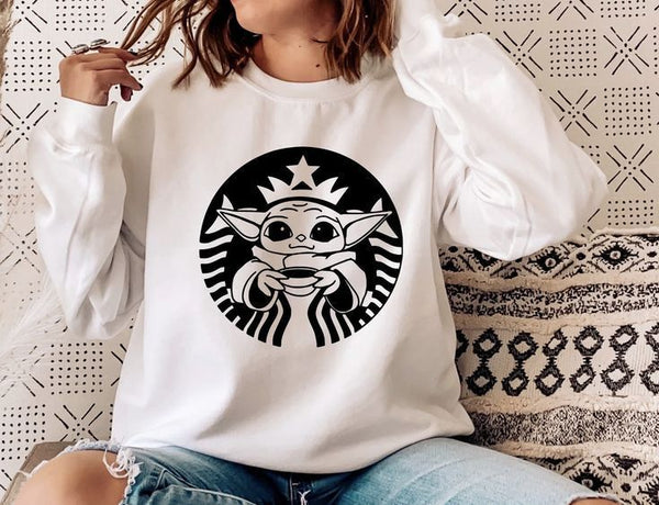 Buzo Baby Yoda BLANCO