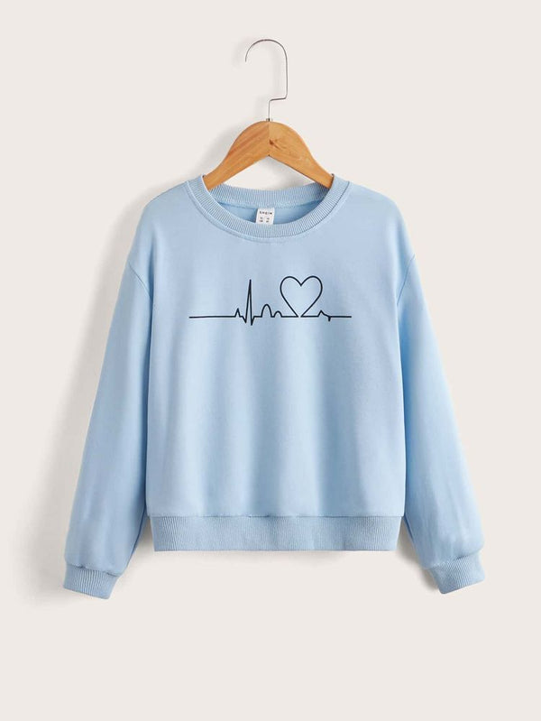 Buzo Latidos CELESTE