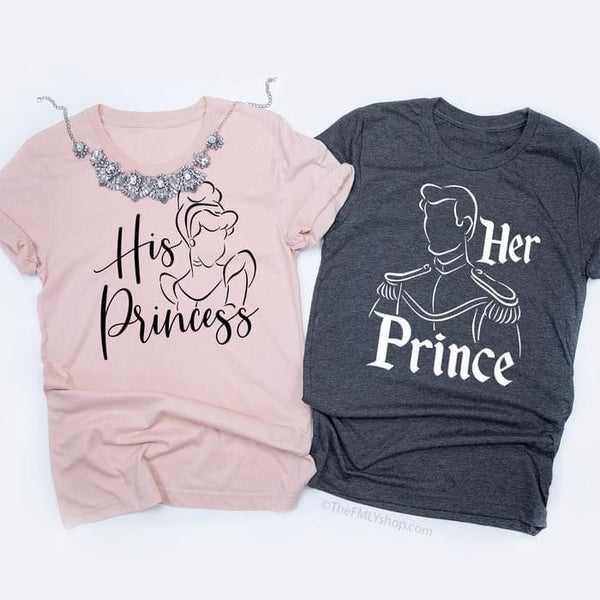 Camisetas Pareja His Princess and Her Prince