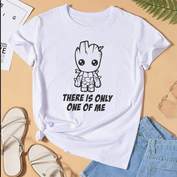 Camiseta Básica Groot BLANCO