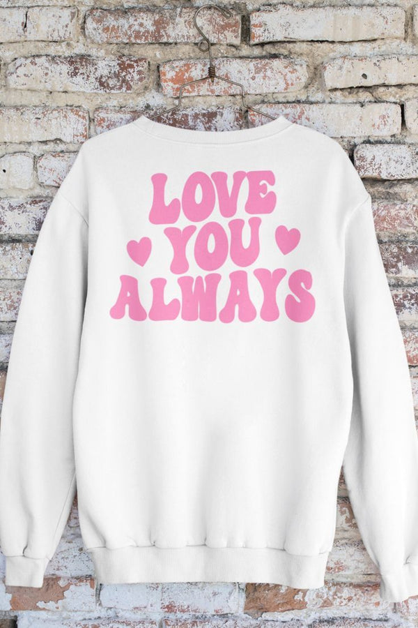 Buzo Love you always  BLANCO