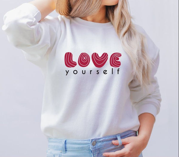 Buzo Love Yourself BLANCO