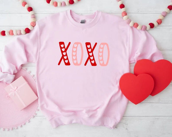 Buzo xoxo ROSADO
