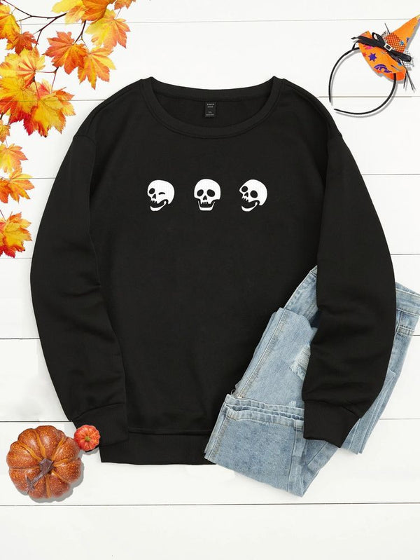 Buzo Calaveras NEGRO