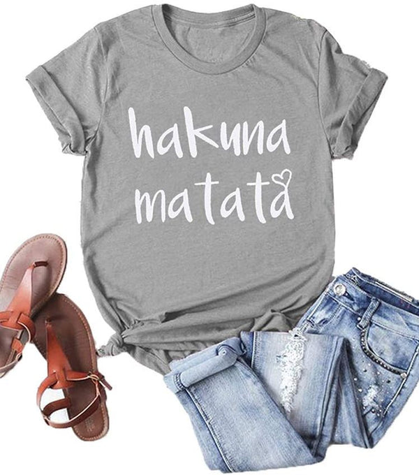 Camiseta Hakuna Matata GRIS