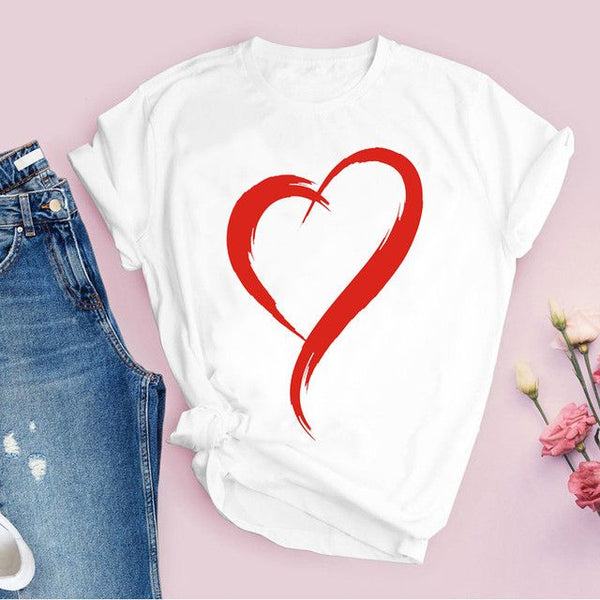 Camiseta Corazón BLANCO