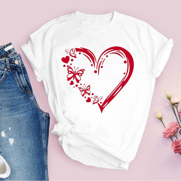 Camiseta Corazón BLANCO