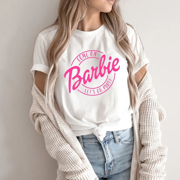Camiseta Básica Barbie Girl BLANCO