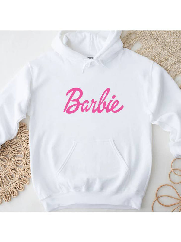 Hoodie Barbie BLANCO