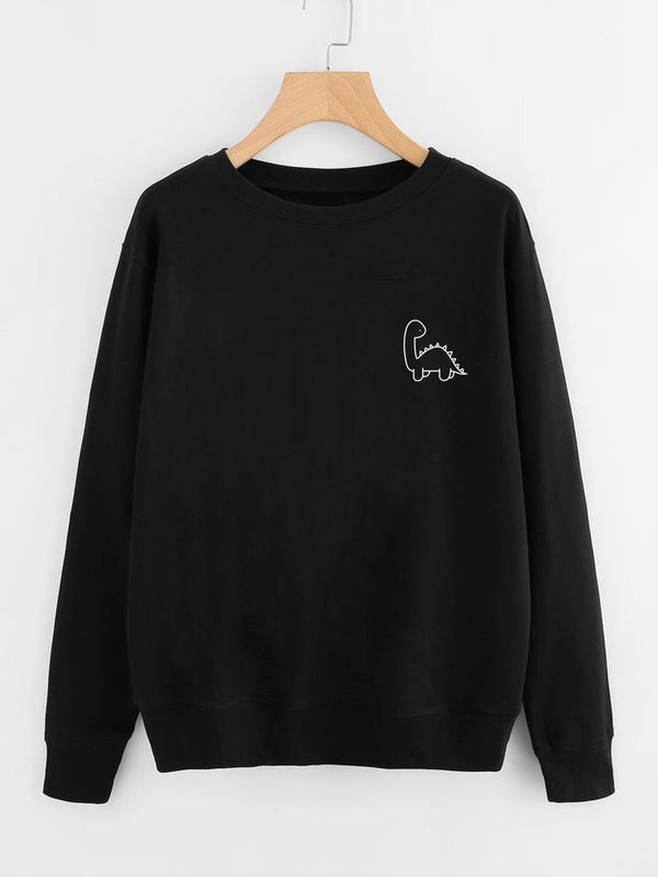 Buzo Dinosaurio NEGRO