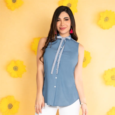 Blusa Azul Cielo 11052305