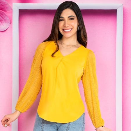Blusa Mostaza 11052306