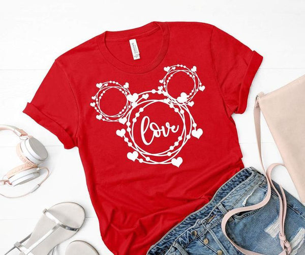 Camiseta Básica Mickey Love
