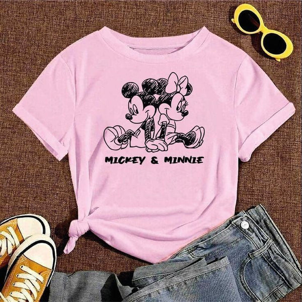 Camiseta Básica Minnie Mickey