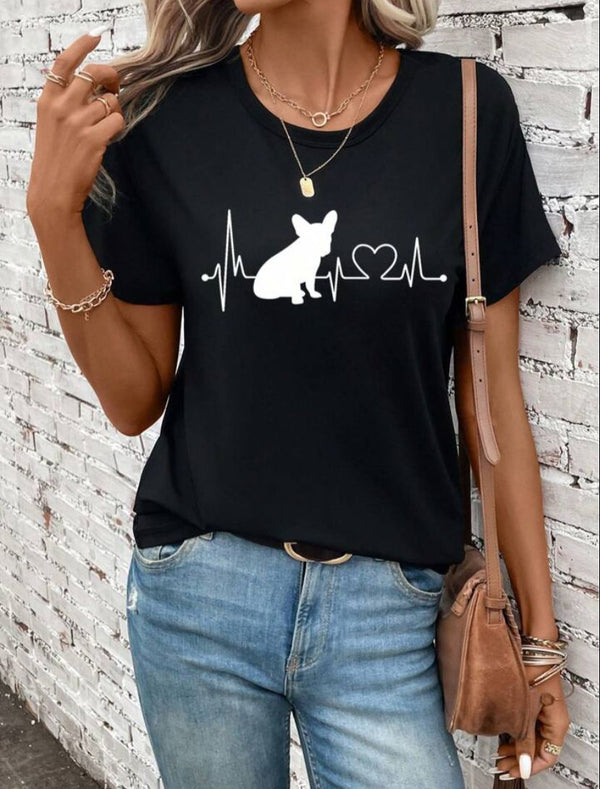 Camiseta Básica Perrito Latidos