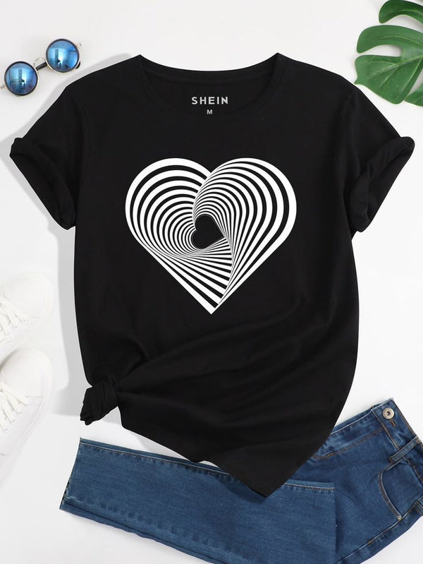 Camiseta Básica Corazón