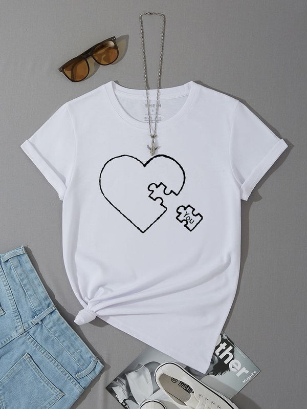 Camiseta Básica Corazón