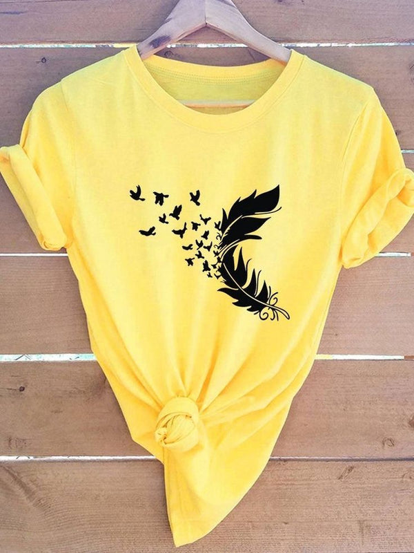 Camiseta Plumas