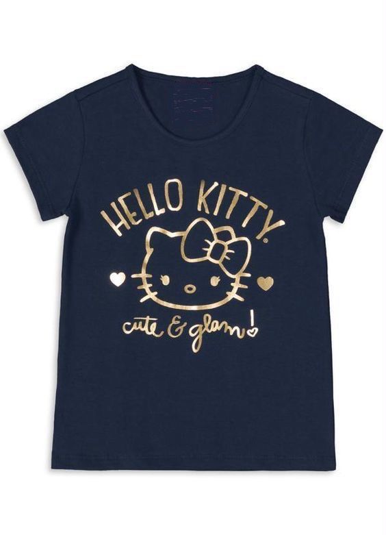 Camiseta Básica Hello Kitty