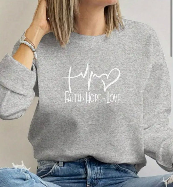 Buzo Mujer Faith Hope Love