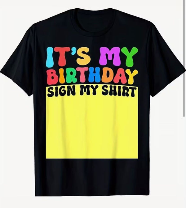 Camiseta Hombre CUMPLEAÑOS