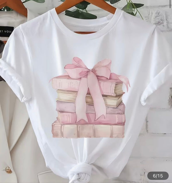Camiseta Mujer Libros