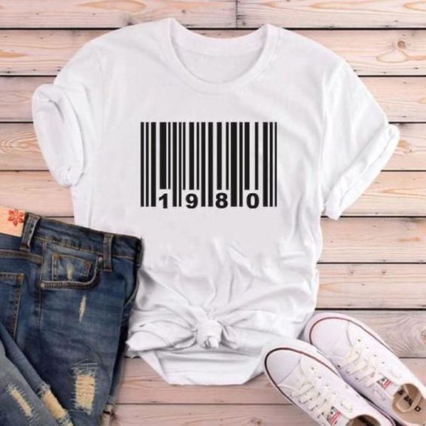 Camiseta Mujer Perzonaliza tu año de nacimiento
