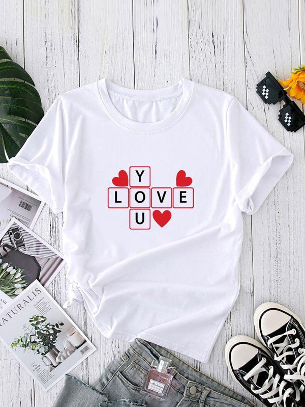 Camiseta Love You Mujer