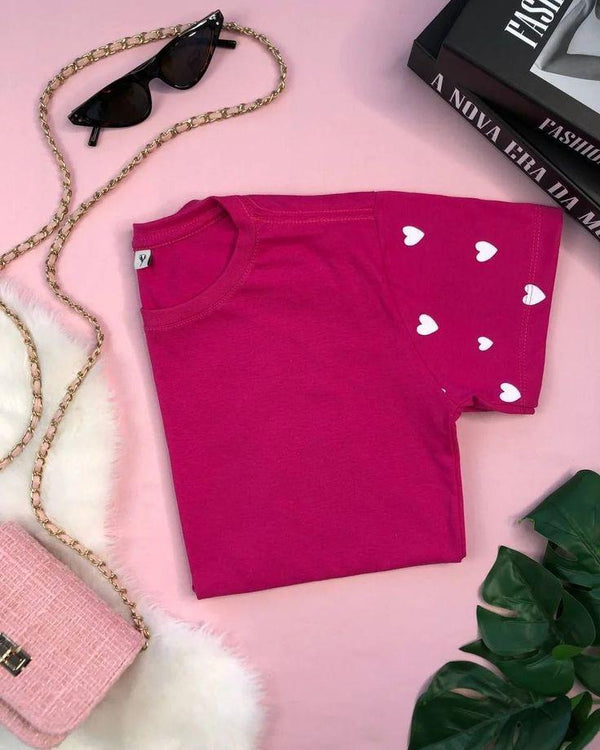 Camiseta Corazones Mujer