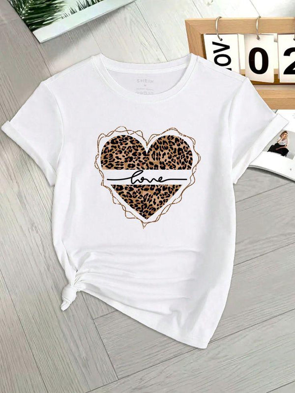 Camiseta Animal print Mujer