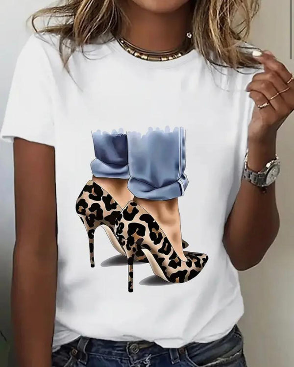 Camiseta Tacones Mujer