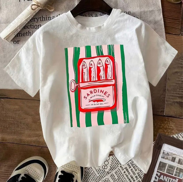 Camiseta Sardines Mujer