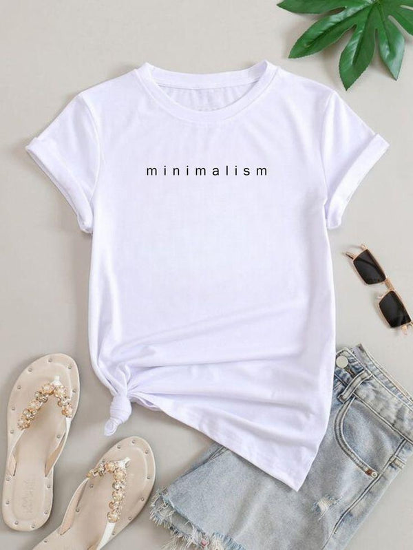 Camiseta Minimalism Mujer