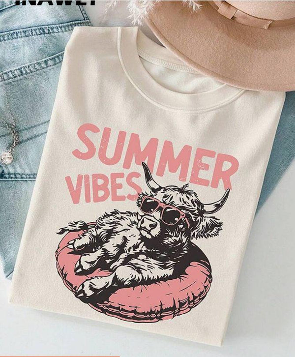 Camiseta Summer Vibes Mujer
