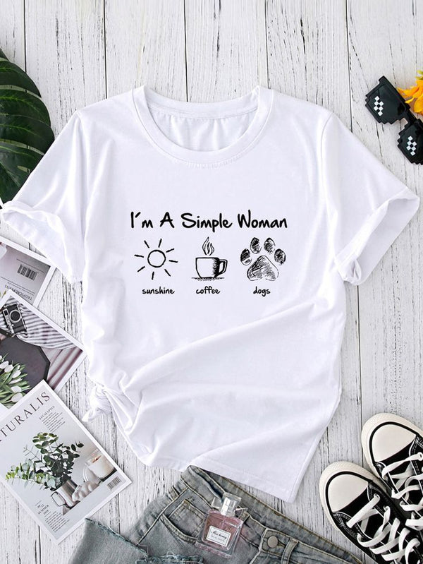 Camiseta Simple Woman Mujer