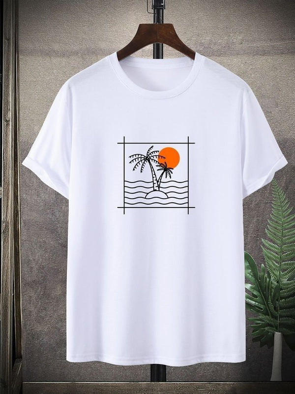 Camiseta Palmeras Hombre
