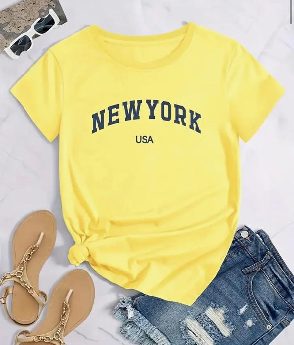 Camiseta New York Mujer