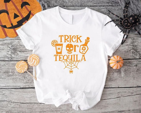 Camiseta Halloween Trick or Tequila