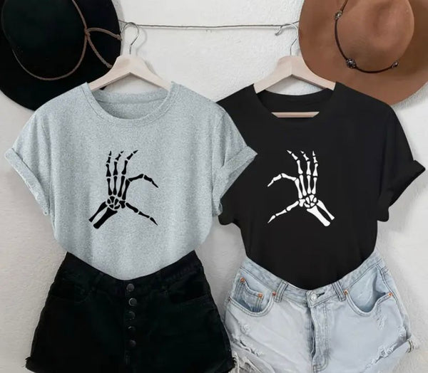 Camisetas Best Friends Calavera