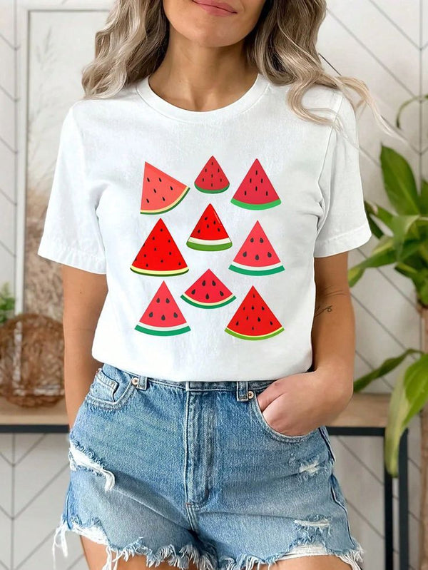 Camiseta Mujer Sandias