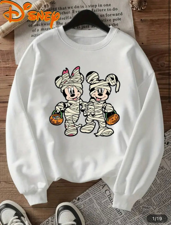 Sudadera Halloween Minnie and Mickey