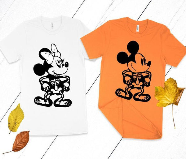 Camiseta Halloween Minnie and Mickey