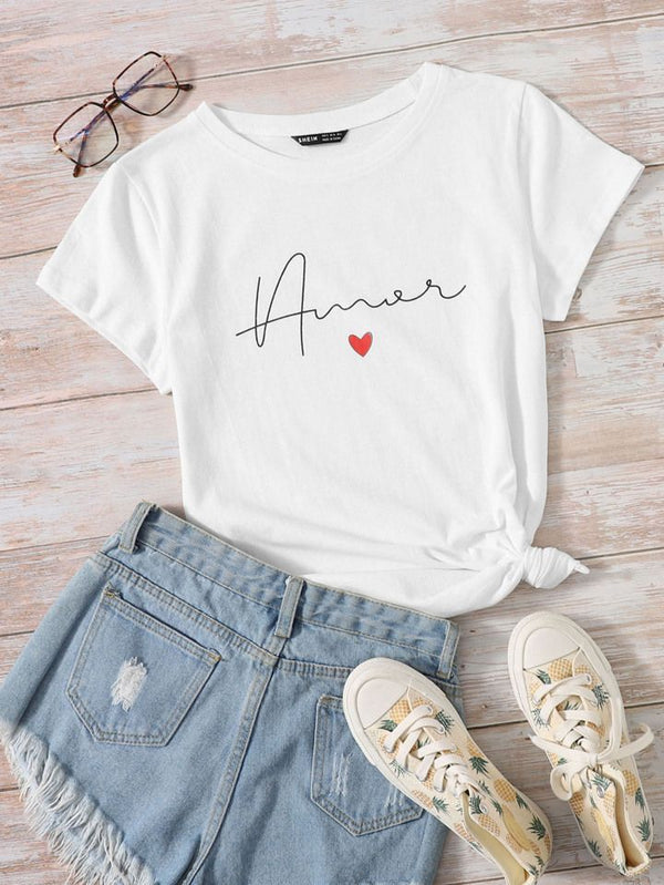 Camiseta Amour